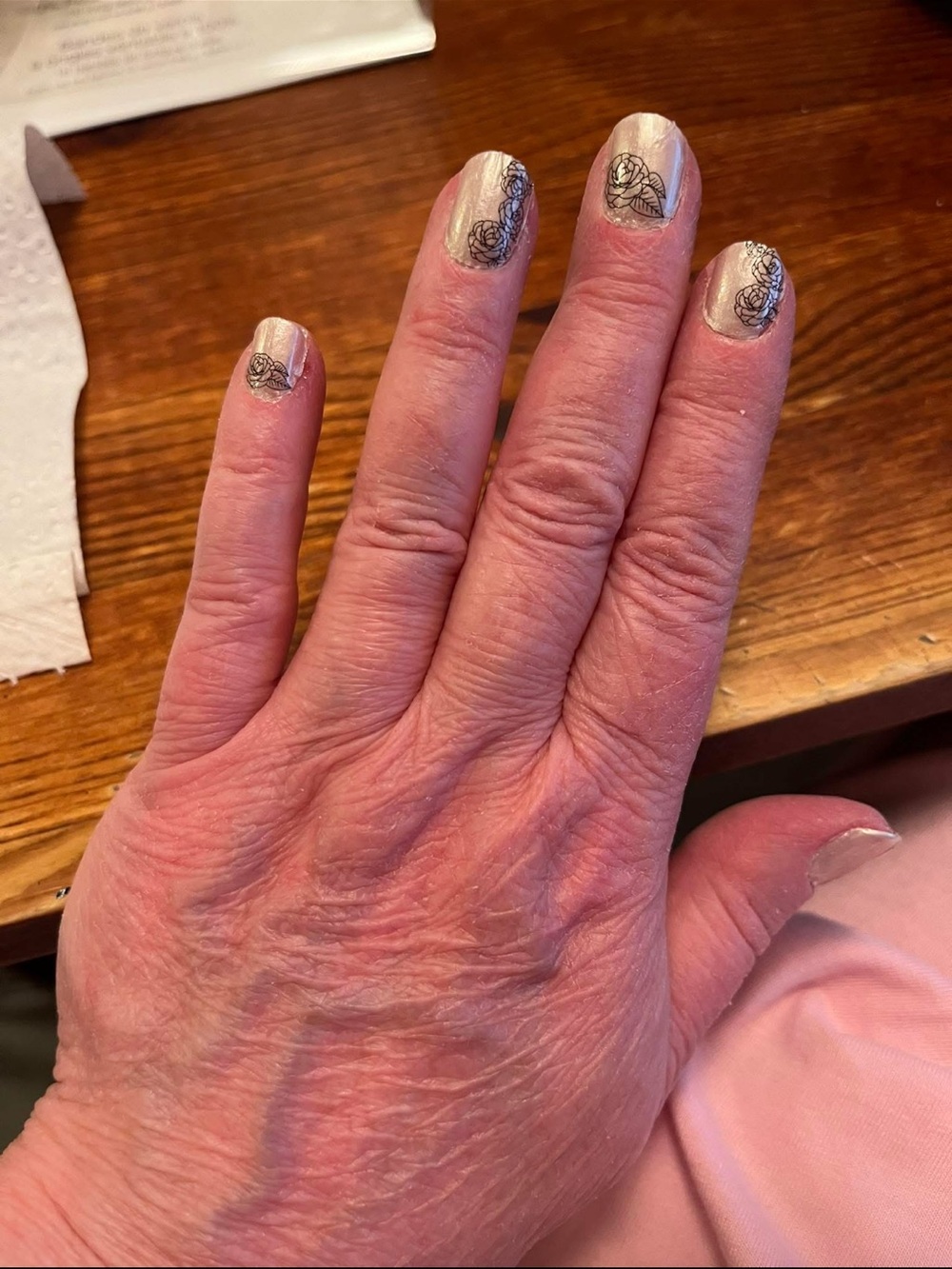 *Retired* Color Street: Anything Rose | Floral Romantic Flower Spring Clear - Picture 8 of 15